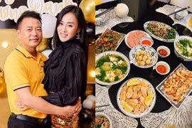 Shark Bình khoe bữa cơm gia đình, hạnh phúc khi ở cùng Phương Oanh