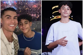 Con trai CR7 bước sang tuổi mới, phong cách sành điệu không kém cha