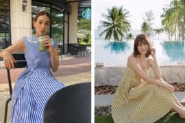 4 kiểu váy mỹ nhân Thái chăm chỉ lăng xê