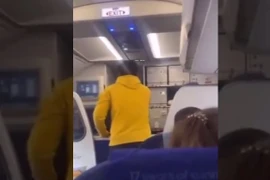 Video: Hành khách tấn công cơ phó vì chuyến bay bị trì hoãn