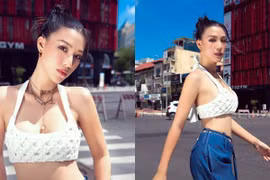 MC Hoàng Oanh bất ngờ lột xác, khoe body mướt mắt