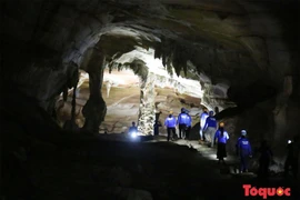 Ký tự cổ trong hang Bi Ký ở Phong Nha – Kẻ Bàng