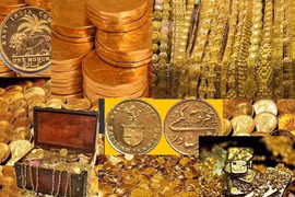 Mở căn phòng bí mật dưới hầm sâu, tìm thấy kho báu chục tấn