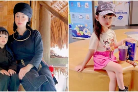 Hai bà cháu người Tày: Cháu xinh như búp bê, bà U50 trẻ đẹp