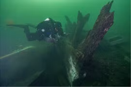 Nhà khảo cổ phát hiện “thủy quái” núp trong con tàu đắm 500 tuổi