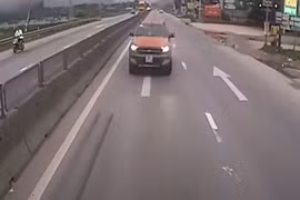 Video: Xe bán tải ngang nhiên đi ngược chiều trên quốc lộ 1