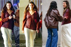 Tiểu thư nhà Tom Cruise mặc đồ lụa mỏng tang