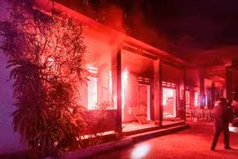 Trụ sở xã cháy trong đêm, toàn bộ sổ sách bị thiêu rụi