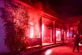 Trụ sở xã cháy trong đêm, toàn bộ sổ sách bị thiêu rụi