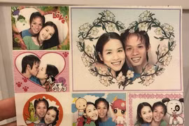 Ảnh cưới lãng mạn của Hà Hương "Phía trước là bầu trời" 