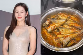 Son Ye Jin nấu nướng khi bầu bí, nhìn món nào cũng thèm