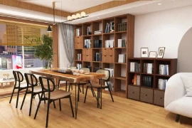 Cải tạo nhà cũ rộng 175m2, biến thành nhà ba phòng ngủ kiểu Nhật 