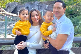 Khoảnh khắc bình yên của gia đình Hồ Ngọc Hà - Kim Lý ở trời Tây