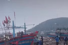 Nghệ An: Nỗ lực tìm kiếm 2 ngư dân mất tích khi đi câu mực 