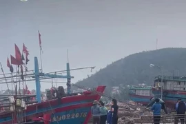 Nghệ An: Nỗ lực tìm kiếm 2 ngư dân mất tích khi đi câu mực 