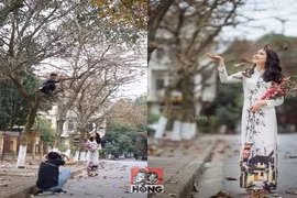 Chết cười với pha lăn xả có tâm vì ảnh nghệ thuật