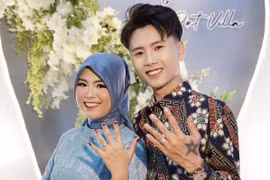 Đạt Villa "nhá hàng" bộ ảnh cưới cùng bạn gái người Indonesia