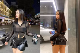 Diện đồ xuyên thấu, "hot girl áo dài" nhận về ý kiến trái chiều