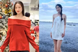 Rời sàn đấu, hoa khôi bóng chuyền "gây sốt" với ảnh ngoài đời