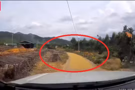 Nông dân phơi thóc giữa đường, tài xế bức xúc lên mạng kêu than