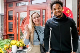 Nhà tiền đạo Xuân Son ngập tràn sắc xuân, sẵn sàng đón Tết