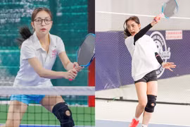 Tình cũ năm 17 tuổi của Quang Hải "trắng phát sáng" trên sân pickleball