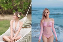 Xoài Non tung bộ ảnh chào hè, hở bạo khoe làn da cực mướt