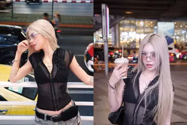 TikToker Ciin "lên đồ" xuyên thấu để lộ hình xăm cực chất