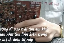 Sinh viên Đại học Công Nghiệp kể chuyện tình yêu bằng linh kiện điện tử