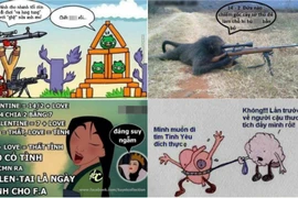 Dân mạng chế ảnh Valentine khiến dân FA đắng lòng