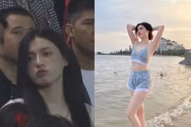 Cô gái hot nhất sau trận Việt Nam đấu Iraq khoe ảnh cực ngọt