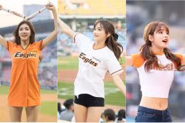 Vẻ đẹp nóng bỏng của dàn hoạt náo viên làng bóng chày xứ Hàn