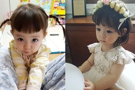 Tan chảy trước vẻ dễ thương của thiên thần nhí xứ Hàn 