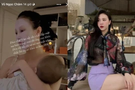 Cựu tiếp viên hàng không lộ ảnh chăm con mọn hết hồn nhan sắc