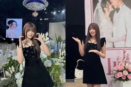 Cựu MC của Liên Quân Mobile làm phù dâu cho Quang Hải gây bão