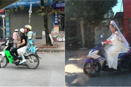 Dân mạng hết hồn với nhân vật cổ trang "vi hành" xuống phố 