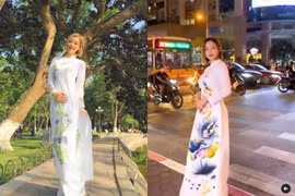Diện áo dài, "nữ DJ xinh nhất Hàn Quốc" gây bão mạng