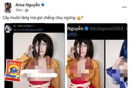 Bị kẻ gian “fake ảnh”, nữ coser hở sạch vòng 1 phản cảm