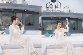 Cựu hot girl Hà thành đón sinh nhật với áo hờ hững chỉ sợ tuột