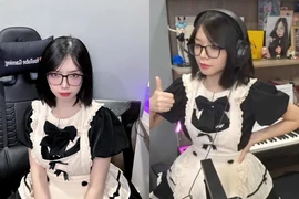Nữ streamer bất ngờ diện trang phục hầu gái, fan nam phản ứng lạ
