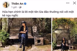 Thiên An đăng dòng trạng thái ẩn ý, netizen réo tên tình cũ