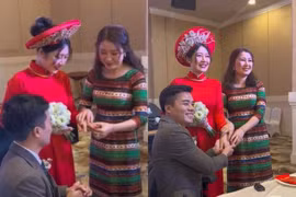 Nhan sắc cô dâu trong đám cưới cổ tích với người chồng không chân