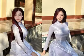 Hot girl áo dài Đồng Nai tái hiện bức ảnh từng gây bão mạng