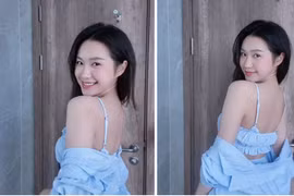 Xôn xao bức ảnh "tiểu thư Hà thành" Doãn Hải My khoe lưng trần