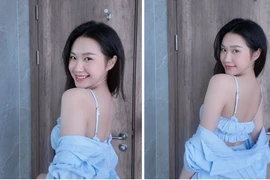 Xôn xao bức ảnh "tiểu thư Hà thành" Doãn Hải My khoe lưng trần
