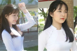Chưa đến khai giảng nhưng nữ sinh Đà Nẵng đã lung linh trong áo dài