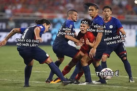 Lập công cho đội tuyển Việt Nam, Quang Hải và Công Phượng vẫn bị chế ảnh