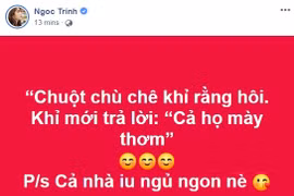 Bị Lý Nhã Kỳ "đá xéo", Ngọc Trinh công khai “đốp chát” trên MXH
