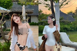 Người yêu cầu thủ Trần Minh Vương diện bikini khoe body nuột nà