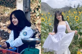 "Em gái bán lê" Hà Giang ngày càng trổ mã, xinh rạng ngời